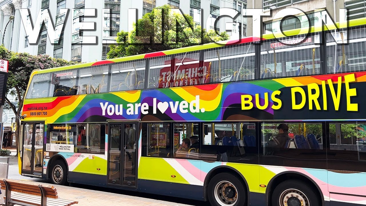 Wellington CBD Bus Drive | New Zealand 2024