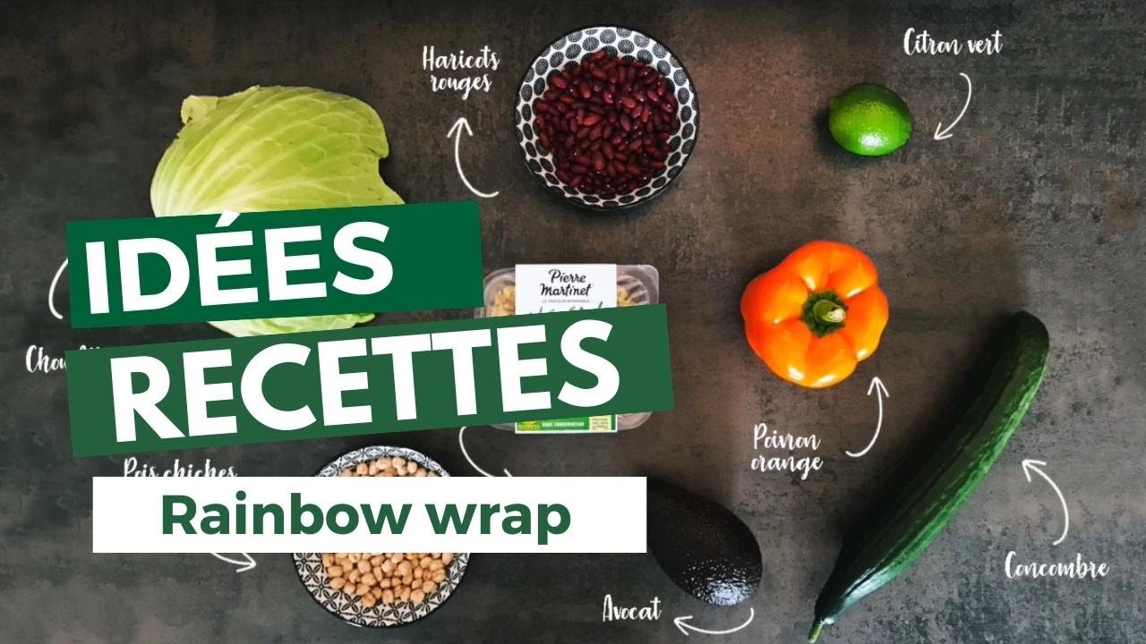 Id&eacute;e recette : Rainbow wrap par Pierre Martinet