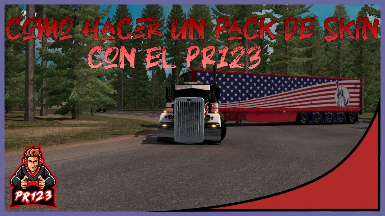COMO HACER PACK DE SKIN CON ATS MOD STUDIO 1080p Pr123