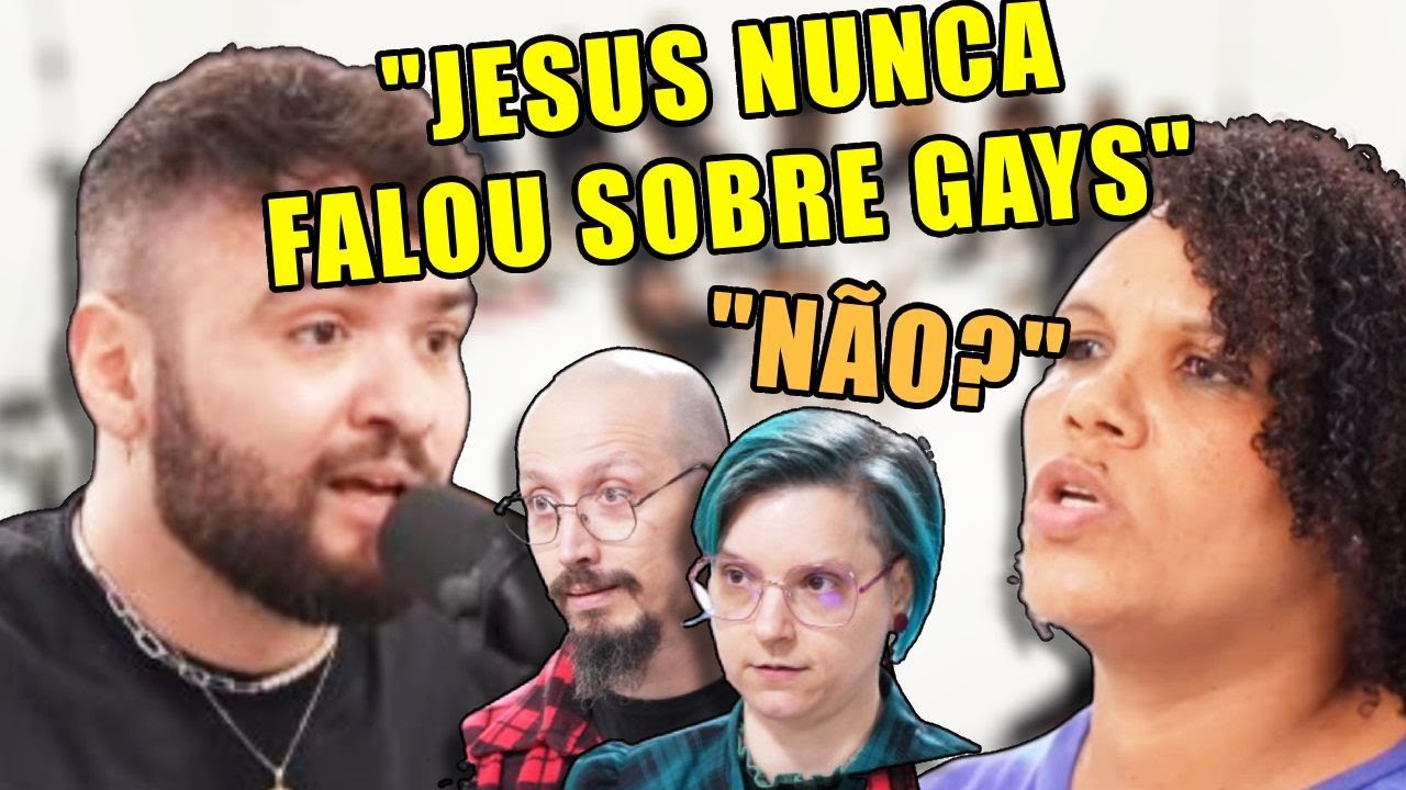 TIAGO SANTINELLI VS 20 CRENTES - CRENTES TENTAM JUSTIFICAR A HOMOFOBIA CRISTÃ - REACT PARTE 1