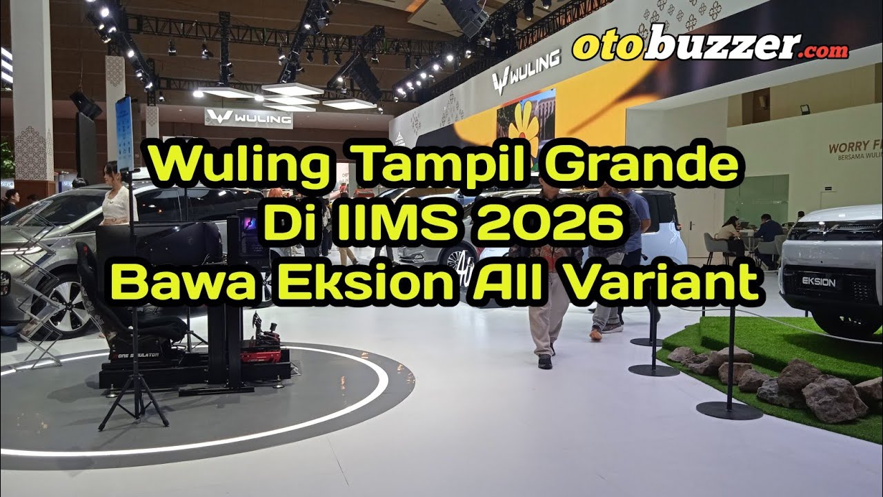 Wuling tampil Grande di IIMS 2026 membawa Eksion dan semua line up ada test Drive khusus #iims2026
