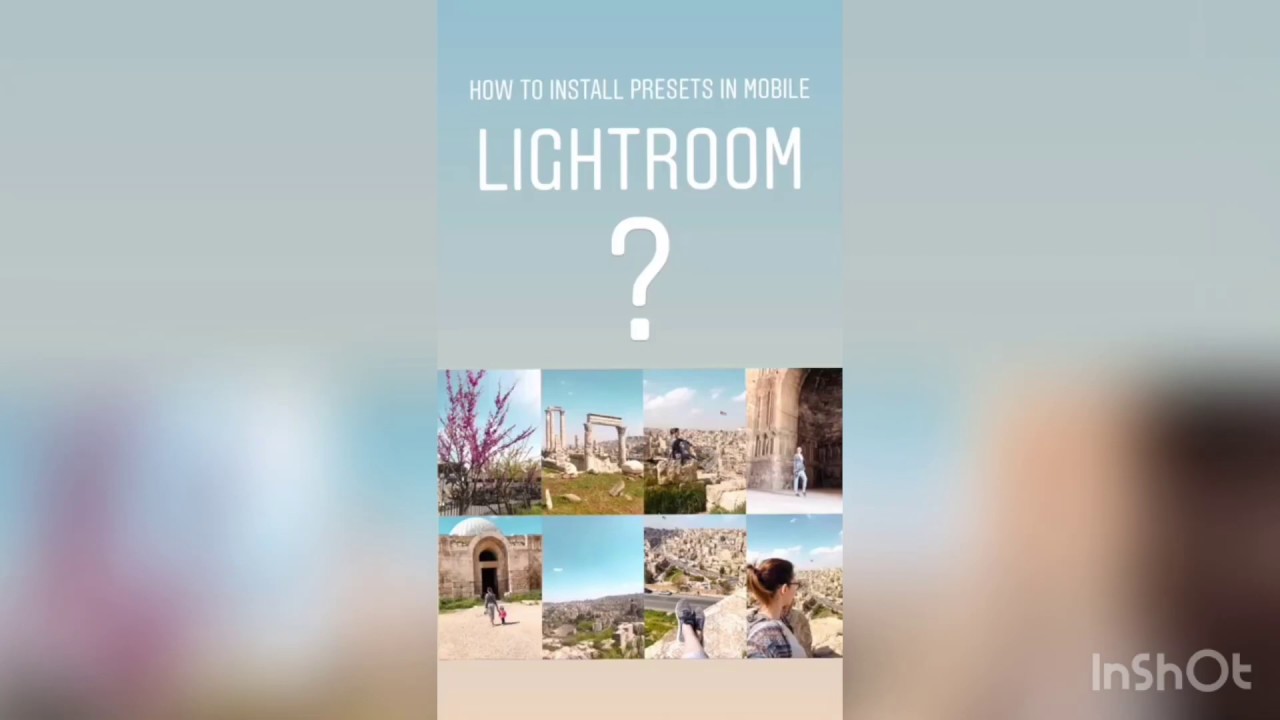 How to install .dng presets for Free Mobile Lightroom from zip-folder on IPhone