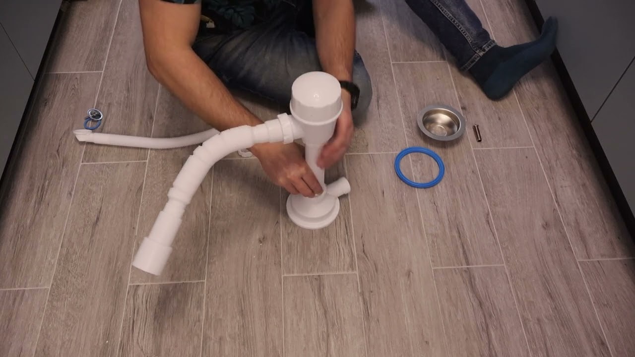 Як зібрати сифон для мийки