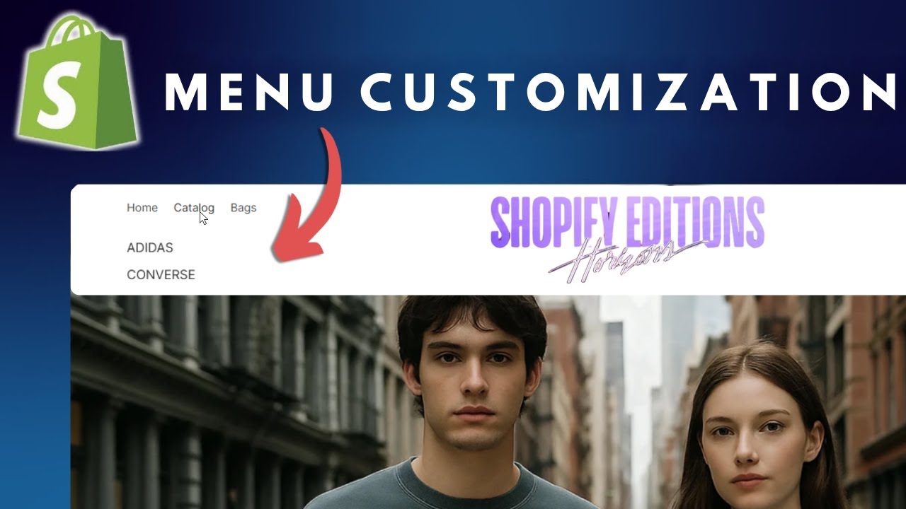 Shopify Horizon Theme Navigation Menu Customization Tutorial