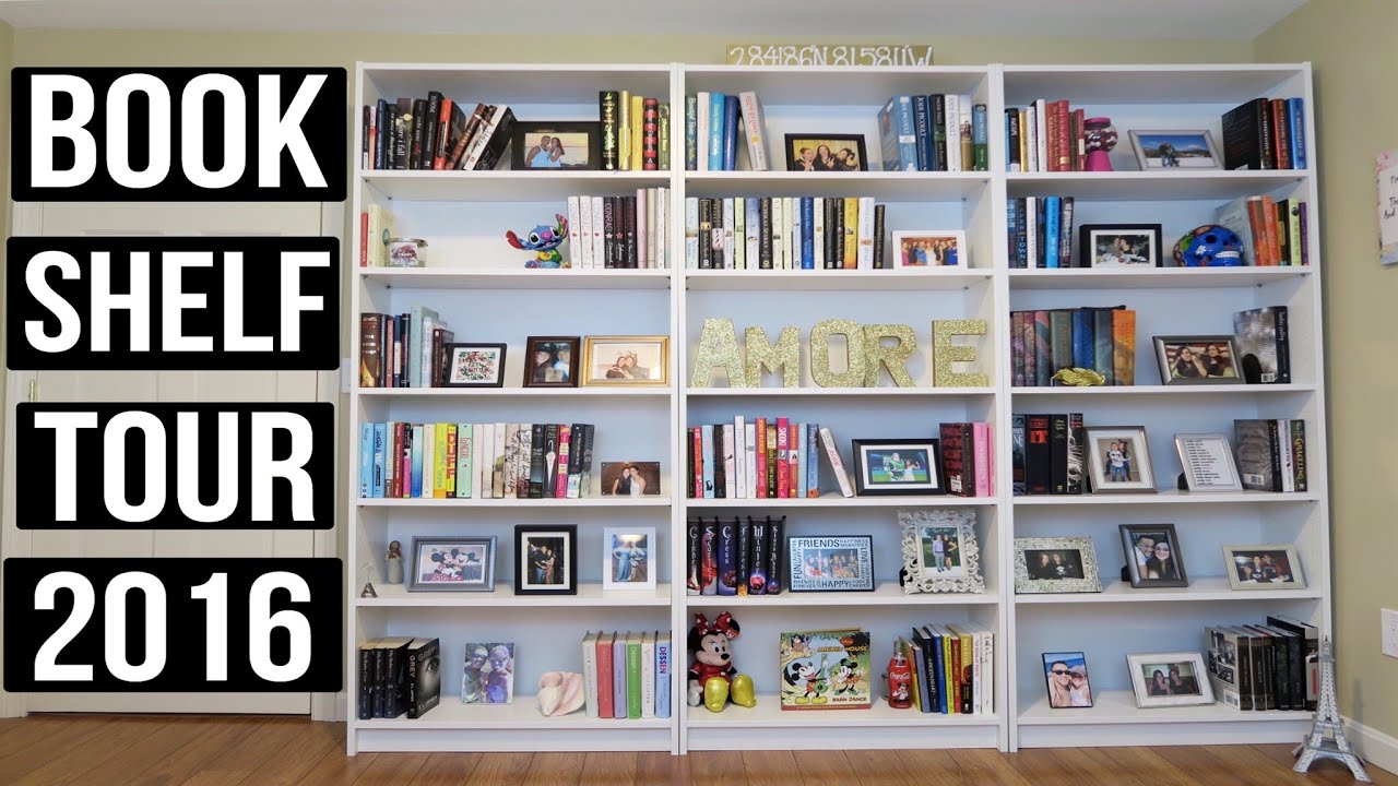 BOOKSHELF TOUR with BOOK COVERS | 2016