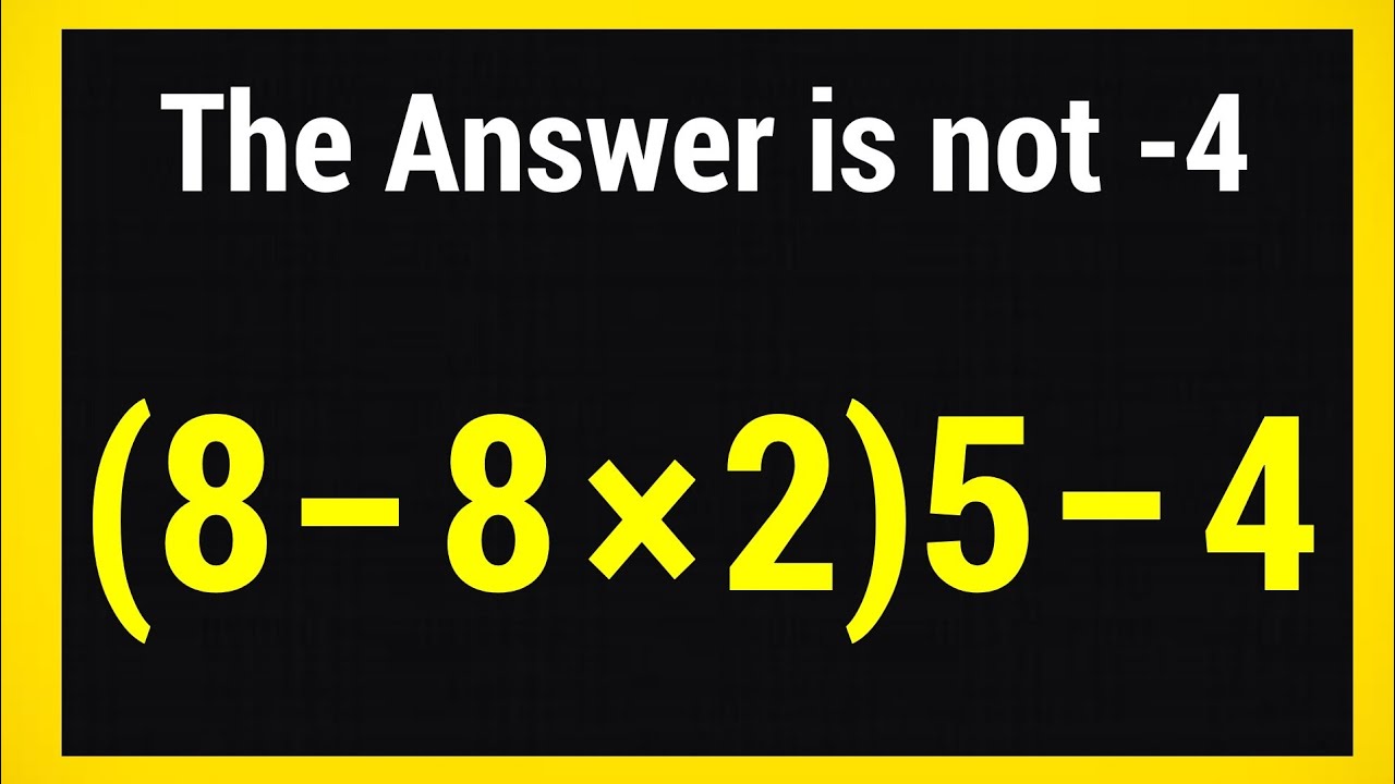 Most people Get This Simple Maths Question wrong | Simplify PEDMAS Rules
