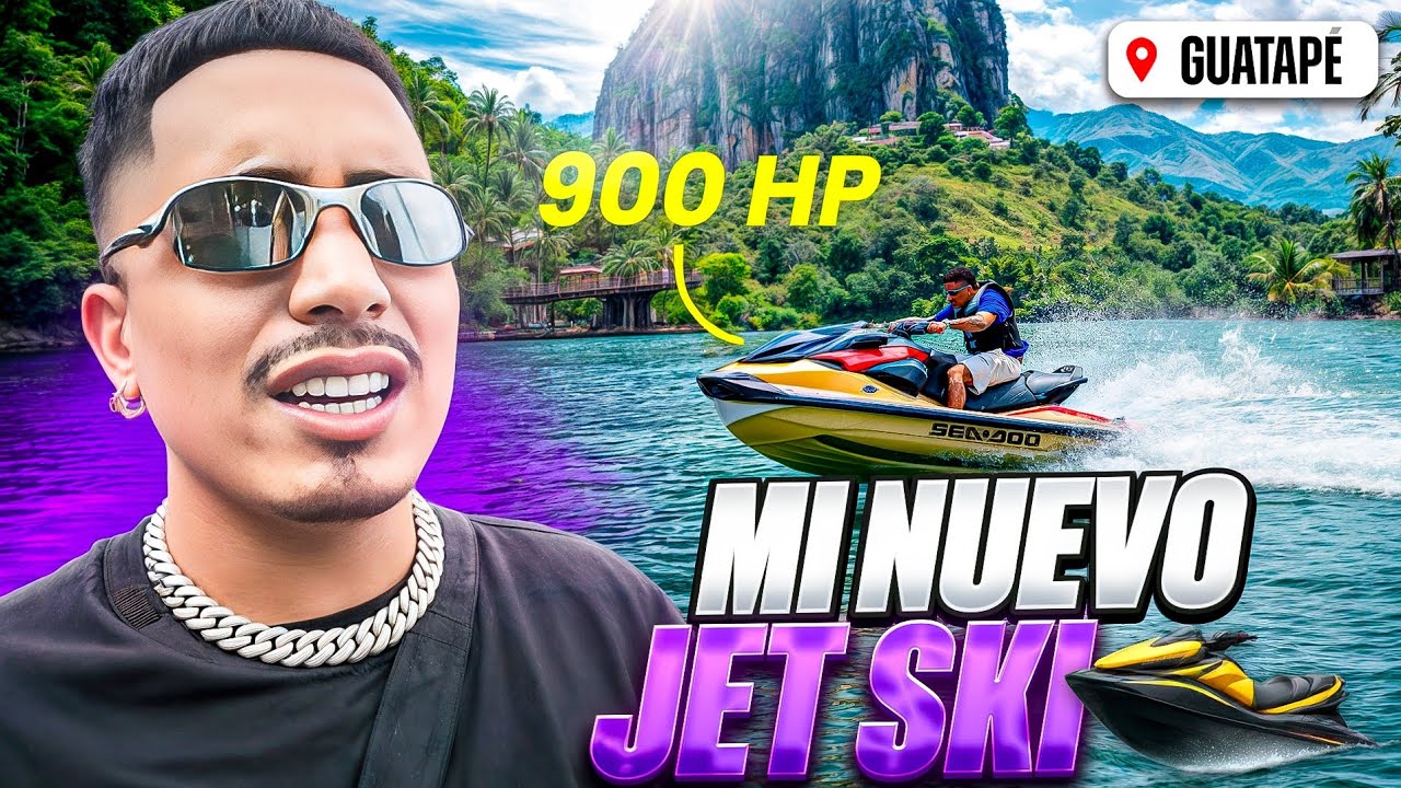 PROBANDO MI NUEVO JET SKI EN GUATAPÉ 🥵💦 ¡QUÉ LOCURA! - MR STIVEN