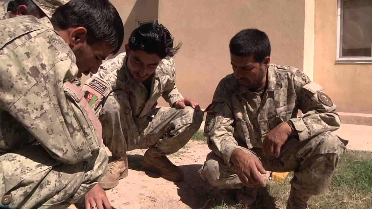 Afghan Bomb Squad Training