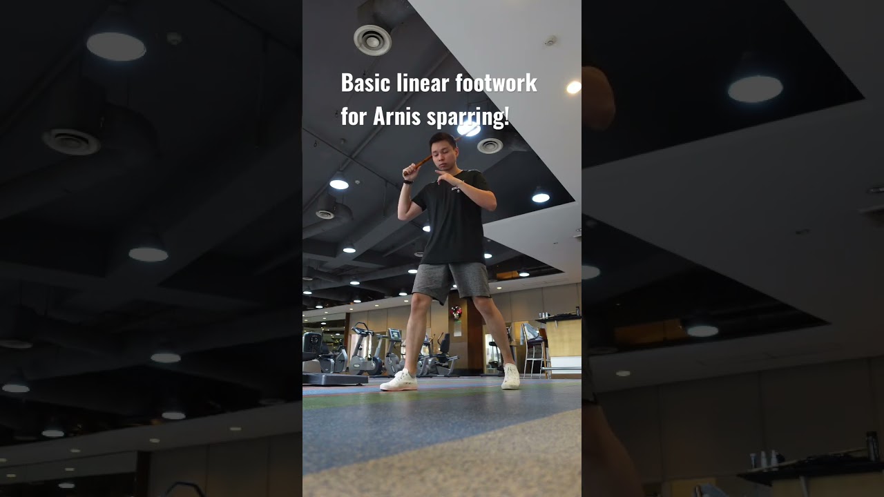 Try this basic footwork for Arnis stick fighting! #arnis #filipinomartialarts