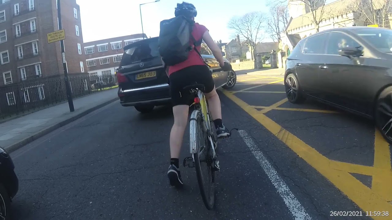 Cycling on Homerton High Street