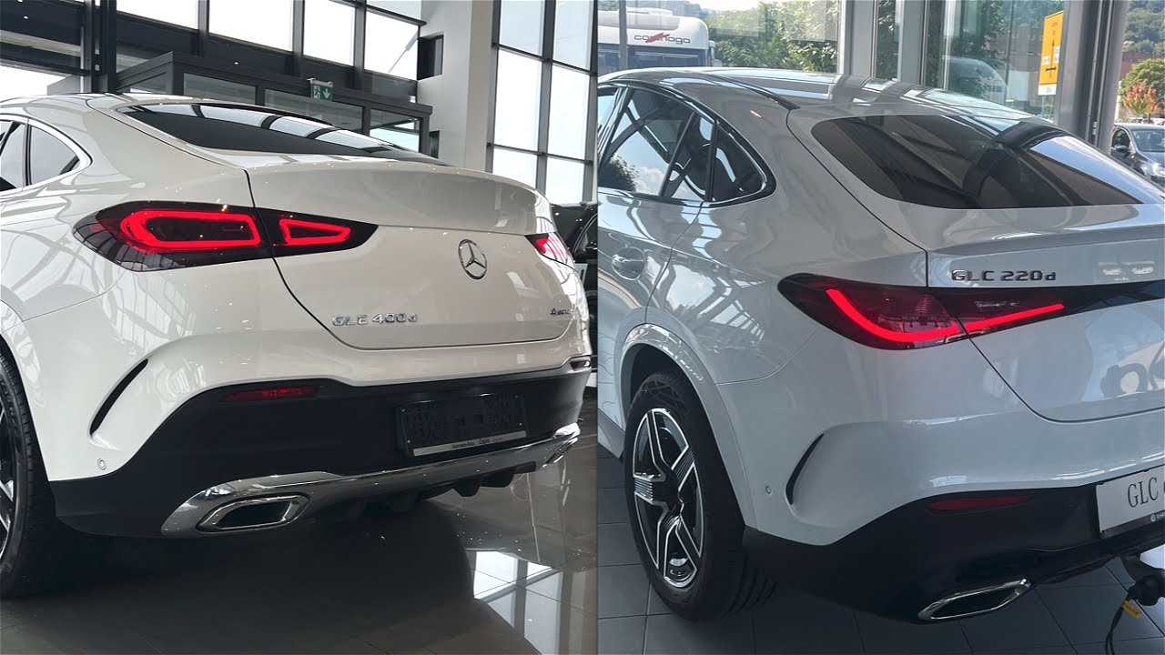 New Mercedes GLC Coupe 2024 vs New Mercedes GLE Coupe - Exterior comparison