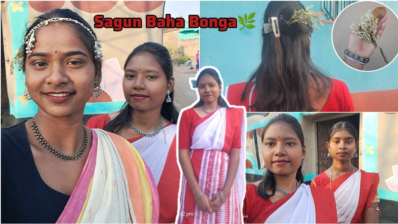 Sagun Baha Bonga🌿 #santalivlog #bahabonga #bahaporob 