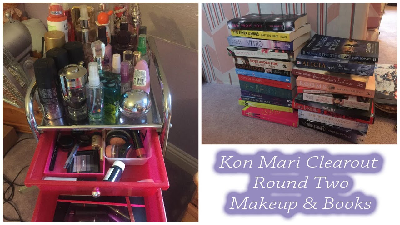 Kon Mari Clear Out Round Two | Makeup & Books | Sophie Helyn