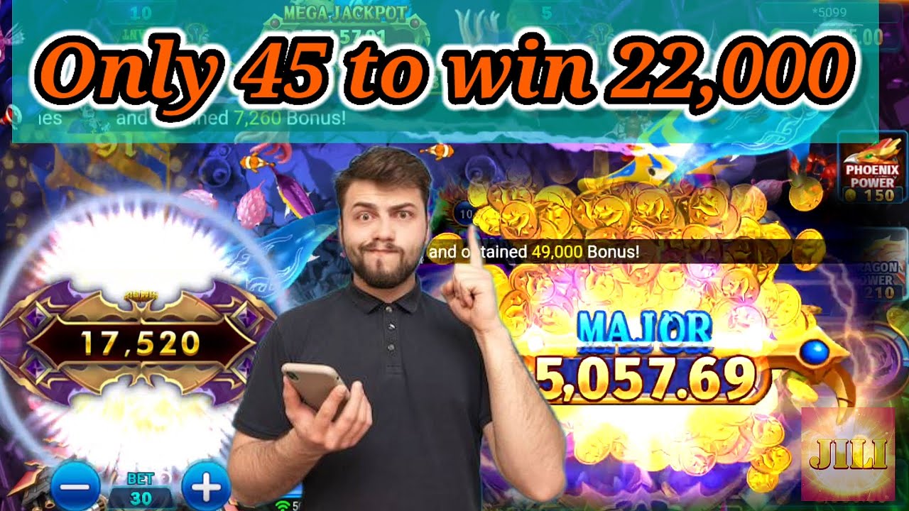 Ocean king jackpot fishing tips and tricks || win 22K || daily earning game 