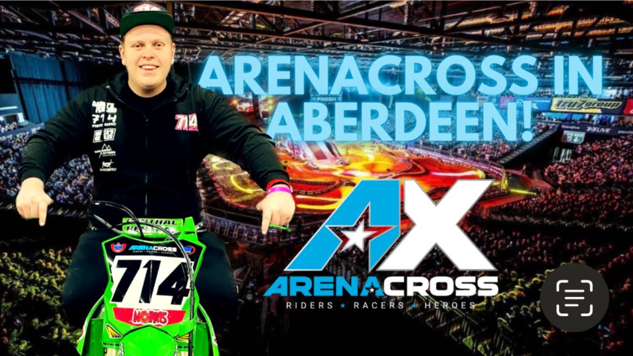ARENACROSS IN ABERDEEN! RACING INFRONT OF 10,000 PEOPLE...