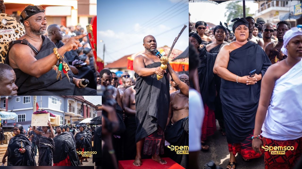 Mampong New selected Swears the Oath Allegiance to Traditional council and Mampong Royals 