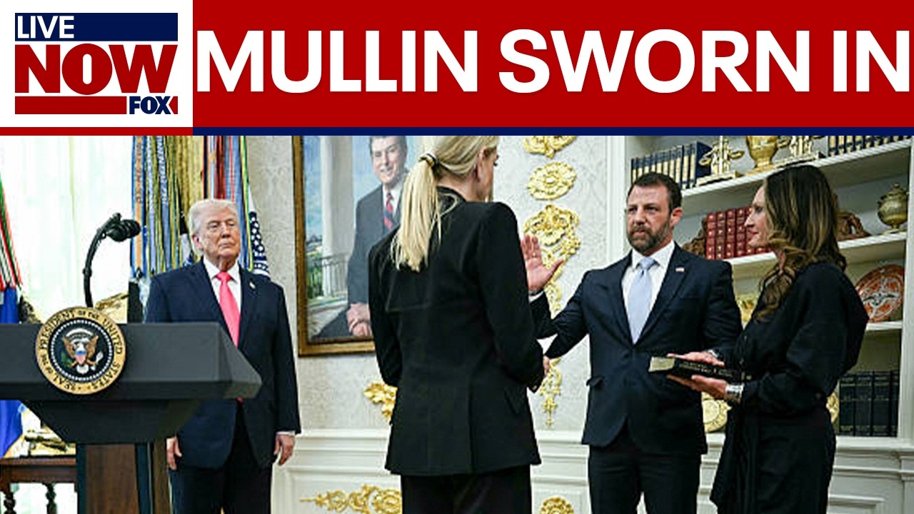 Markwayne Mullin sworn in as DHS Secretary