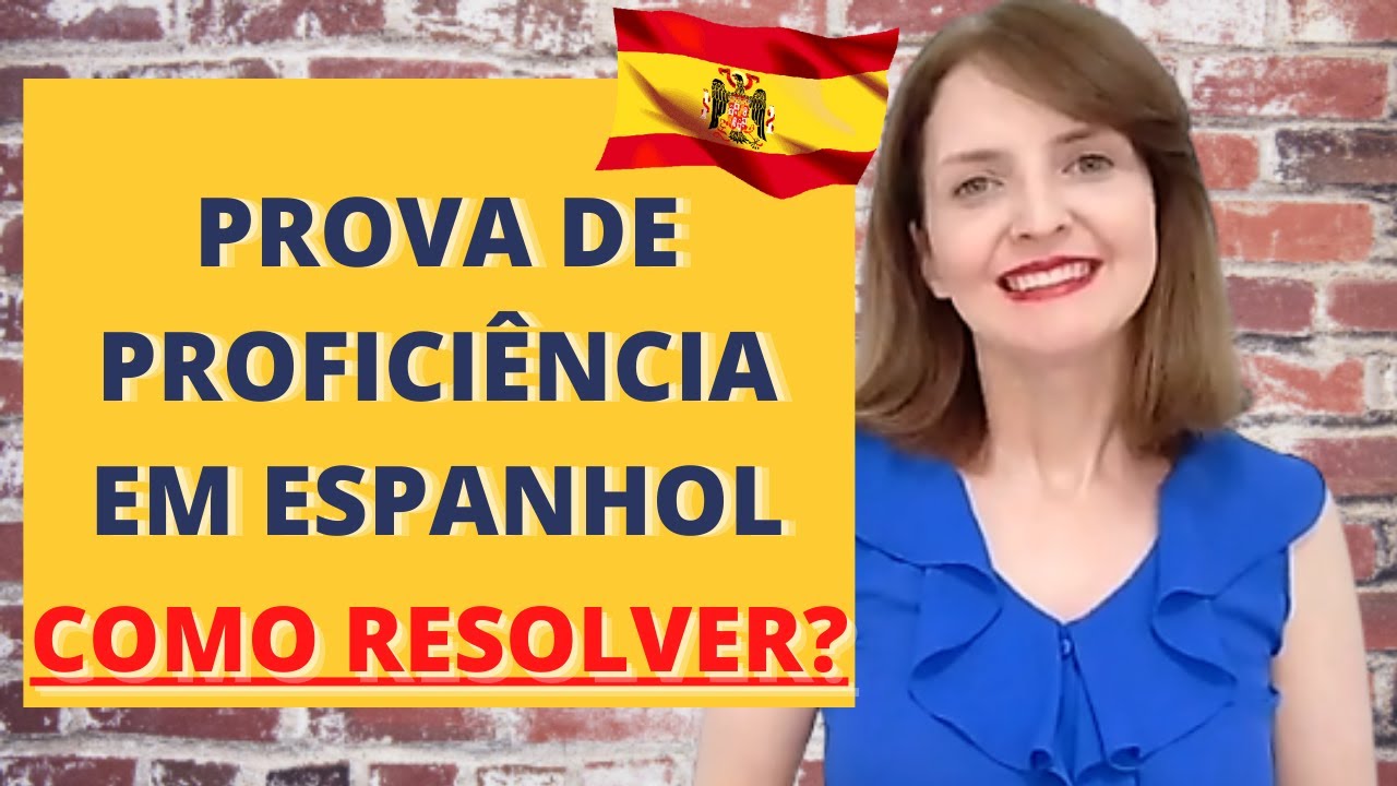Modelo de  Prova de ESPANHOL - PROFICIÊNCIA