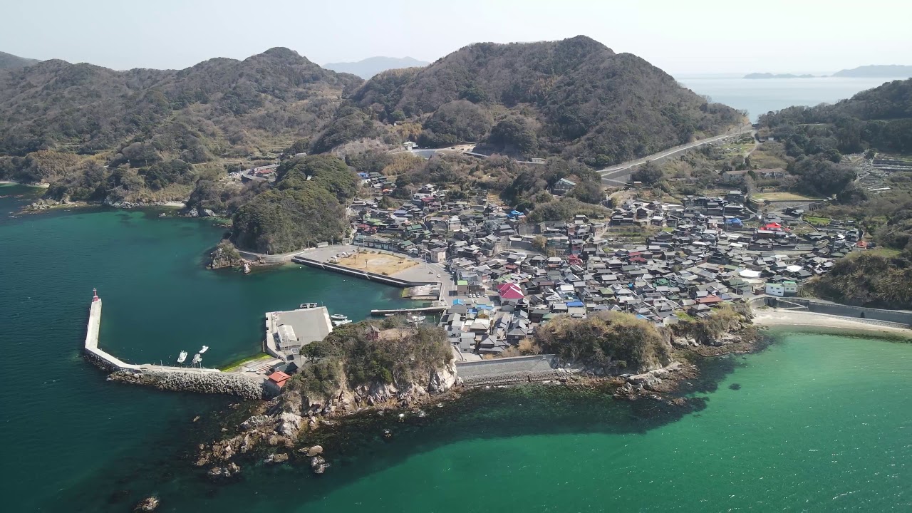 上関町白井田地区　ドローン空撮
