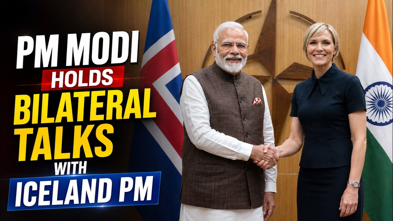 PM Modi Meets Iceland PM Kristr&uacute;n Frostad&oacute;ttir LIVE | India-Nordic Summit 2026