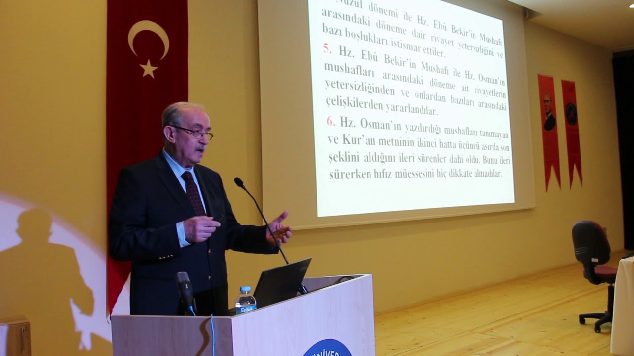 Mushaf Tarihi Çalışmaları Bağlamında Son Yüzyıl Oryantalizmi - Dr. Tayyar Altıkulaç
