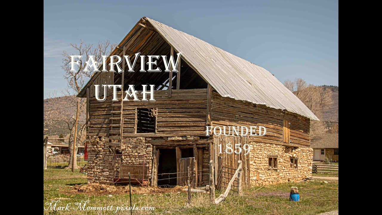 Fairview Utah History Tour. Founded 1859. Hometown of Governor Spencer Cox