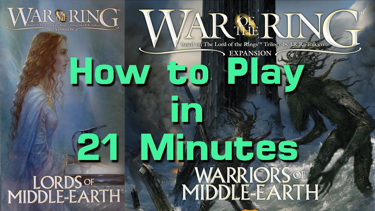 How to Play the Lords/Warriors of Middle-Earth Expansions in 21 Minutes