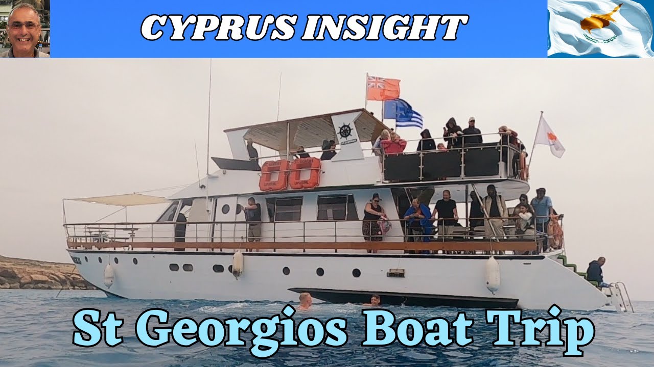 St Georgios Boat Trip, Protaras Cyprus - Fun on the Ocean Waves.