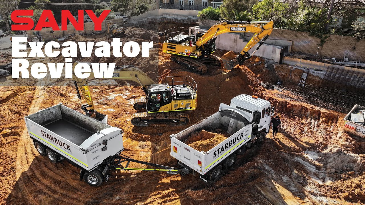 SANY Excavator Review | James Starbuck (Director of Starbuck Excavation)