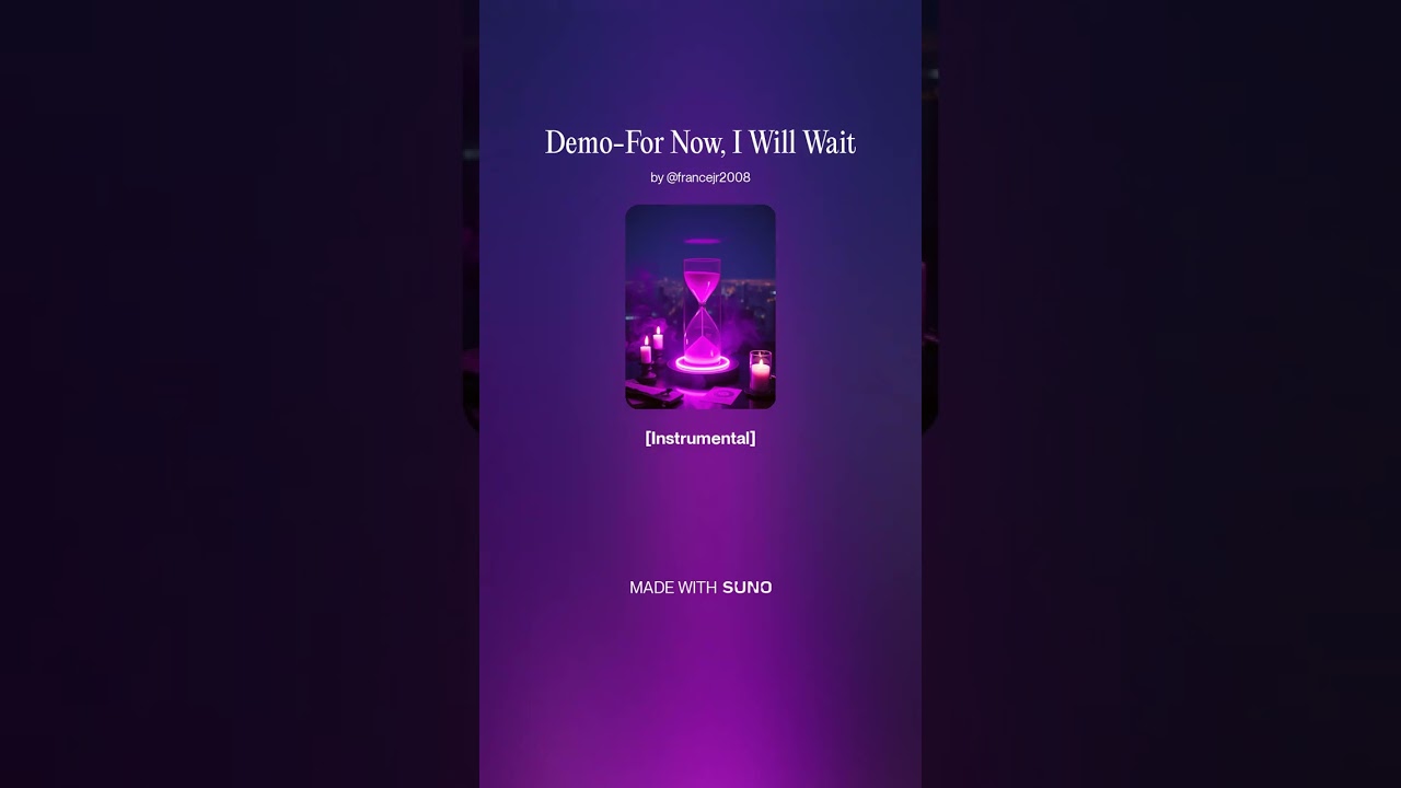 Floyd France Jr. - For Now, I Will Wait