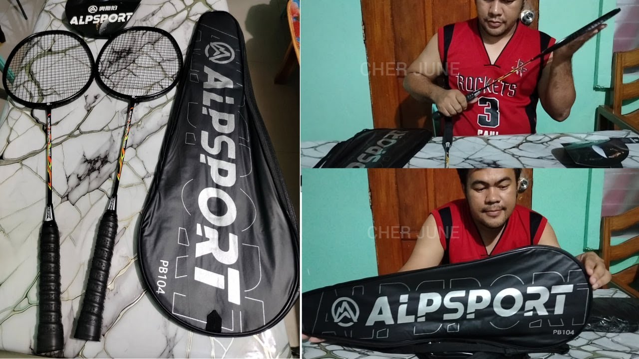 Unboxing My New ALPSPORT Badminton Racket! │ CHER JUNE