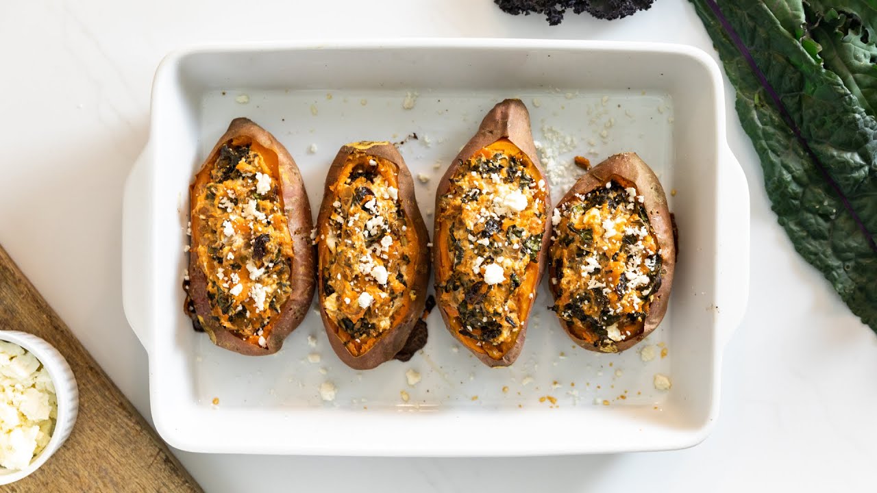 Twice Baked Sweet Potatoes