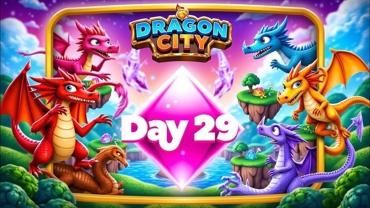 Dragon City Day 29 – Epic PvP Battles & Dragon Team Power-Up!⚔️ F2P Mobile Gameplay (No Commentary)