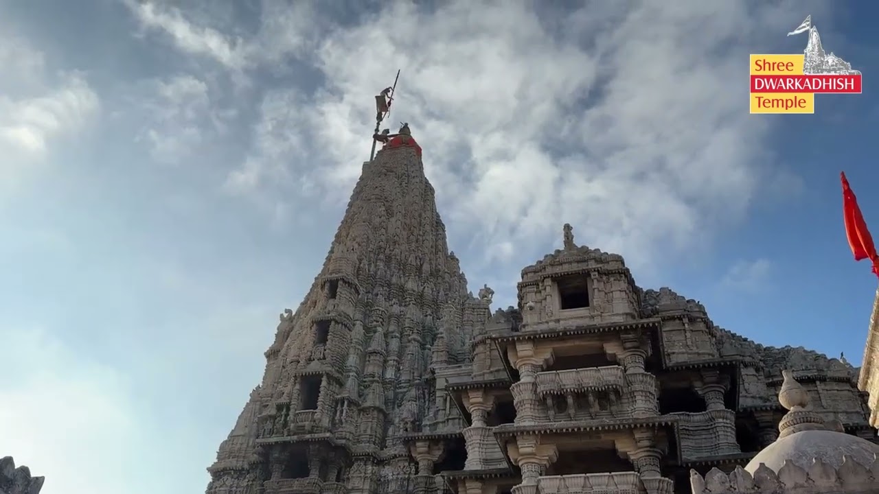 Dwarkadhish Temple Dhwaja Arohan Dt.07/03/2026