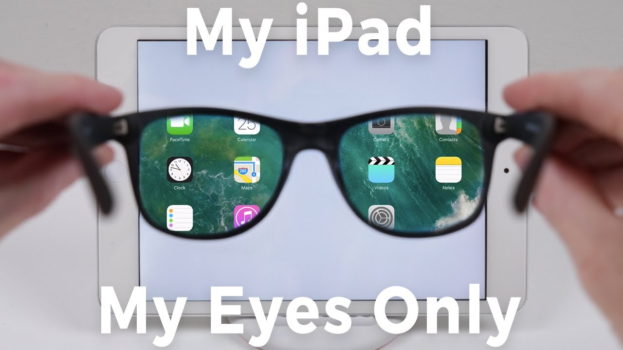 Создание секретного экрана для iPad, видимого только мне — невидимый экран для iPad