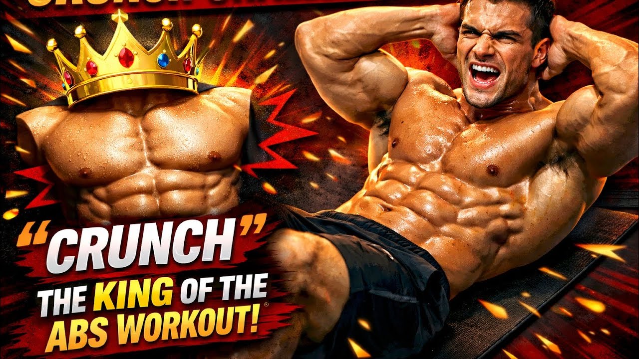 Crunch Abs Workout ➜ Build Strong Core & Get Visible Abs Fast