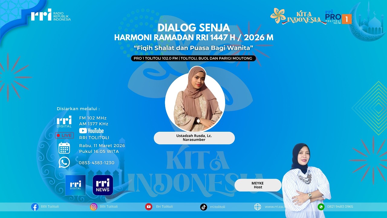 DIALOG SENJA - FIQIH SHALAT DAN PUASA BAGI WANITA