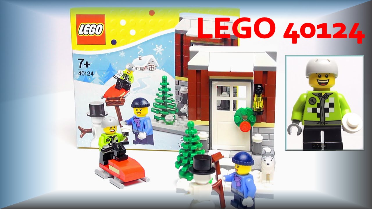 Обзор Лего  40124 Зимние развлечения - Lego Winter Fun seasonal review 40124 Christmas sets 2015