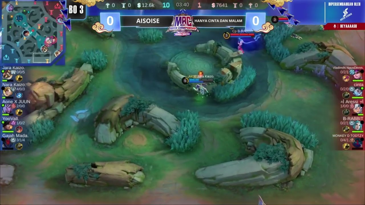 [ID] | MAC Korea Server Knockout Stage Week 2 | AISOISE VS CINTA & MALAM | Game 1 - Mobile Legends