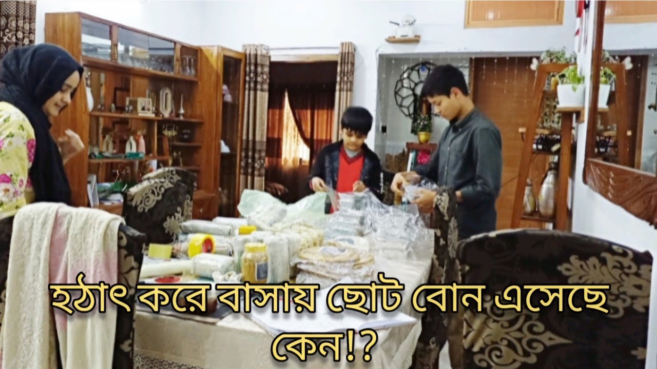 হঠাৎ করে বাসায় ছোট বোন কেন এসেছে,,, আমাদের জীবনের প্রতিদিনের গল্প