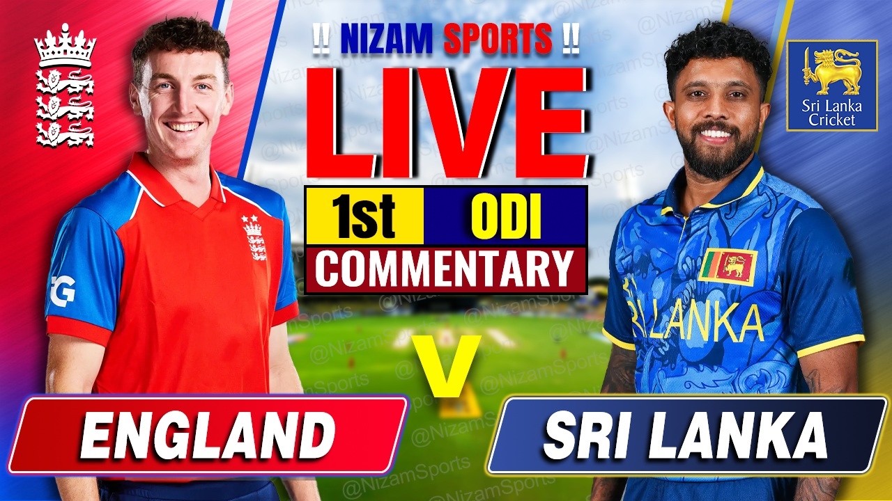 🔴Live: England vs Sri Lanka | 1st ODI | Live Cricket Score & Commentary