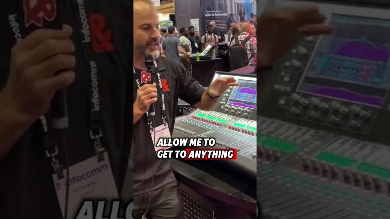 LESS than TWO steps to your mix with #dLive by #allenandheath #mixingconsole