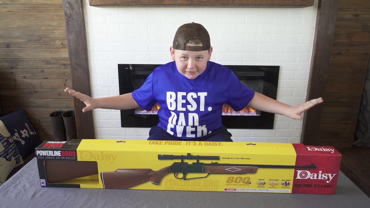 Daisy 880s BB/PELLET gun unboxing and review