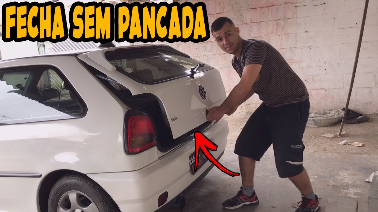 COMO ALINHAR PORTA MALAS DO GOL G2  - SEM PANCADA PRA FECHAR