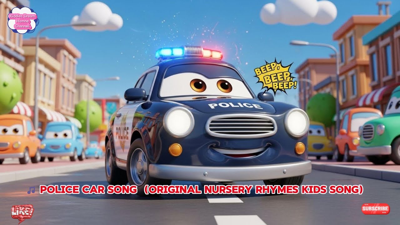 🎵 Police Car Song- Nursery Rhymes for kids