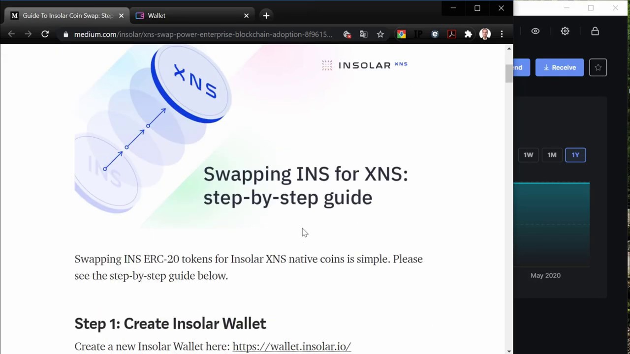 Step-By-Step Guide To Swap INS To XNS.