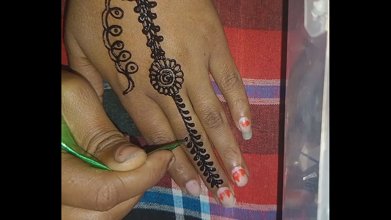 Simple unique stylish Mehandi # Mehandi design # easy Mehandi 