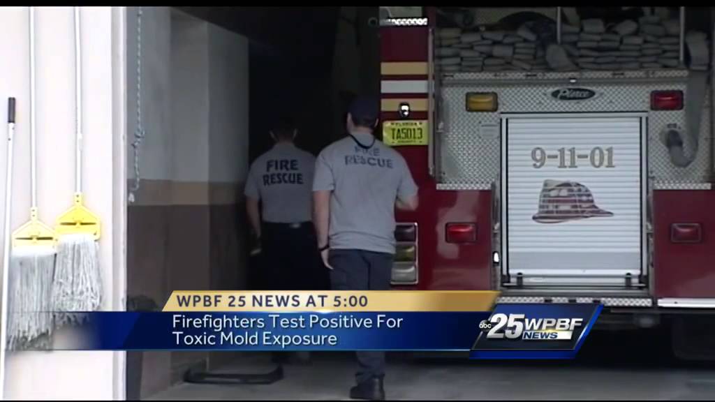Firefighters test positive for mold exposure