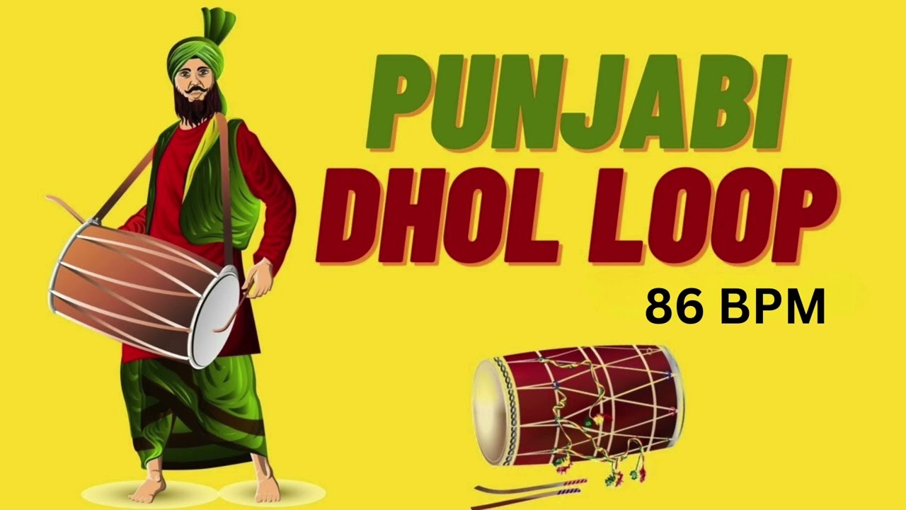 Punjabi Dhol Loop | 86 BPM | Best For Jagran | Punjabi Dhol Bhangra