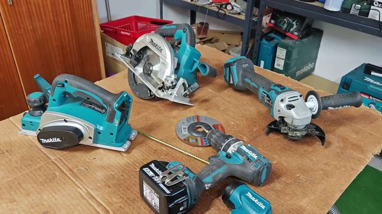 Makita akkus kézi szerszámgépeim véleményezése DHP 484/DHS661/DKP180Z/DGA513